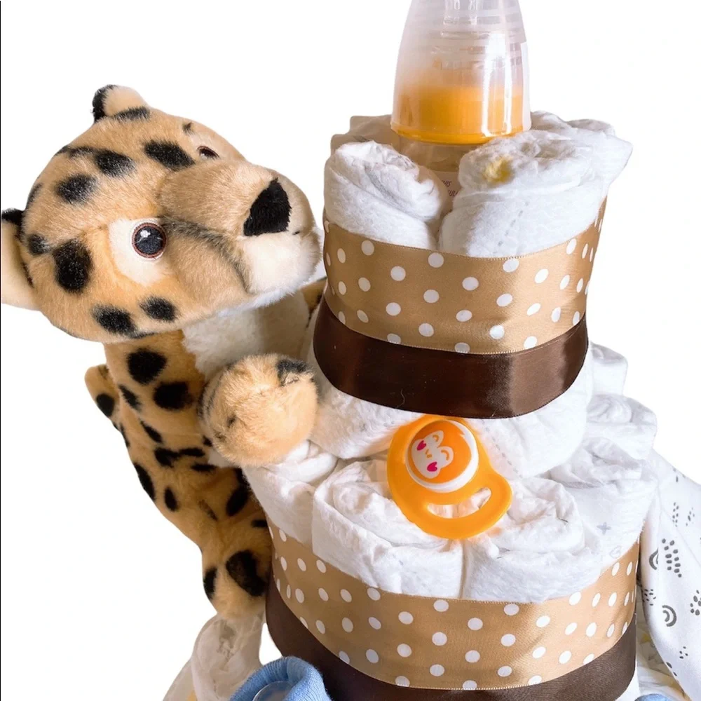 Tiger Diaper Cake